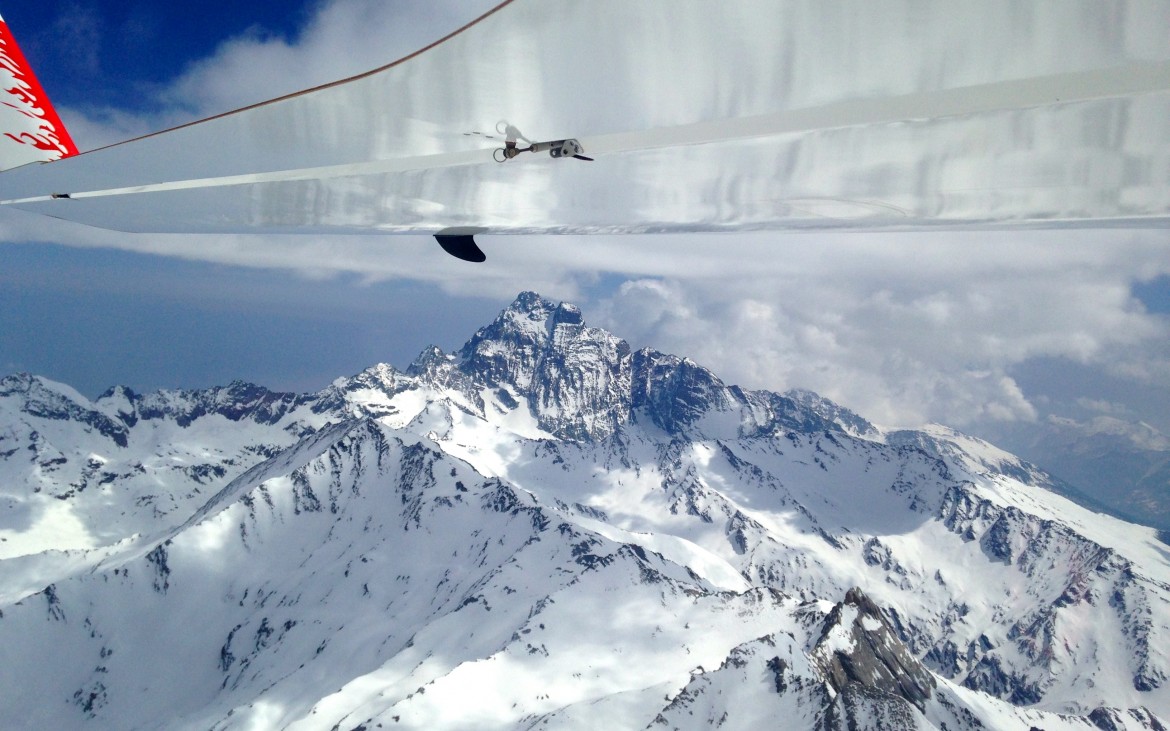 Mount Viso in Italy, 3841m